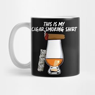 Cigar smoking shirt Mug